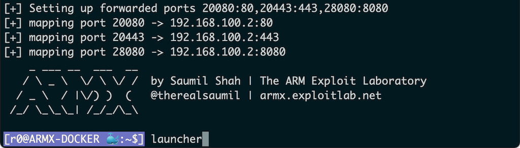 ARMX Launcher Command ARMX Launcher Command